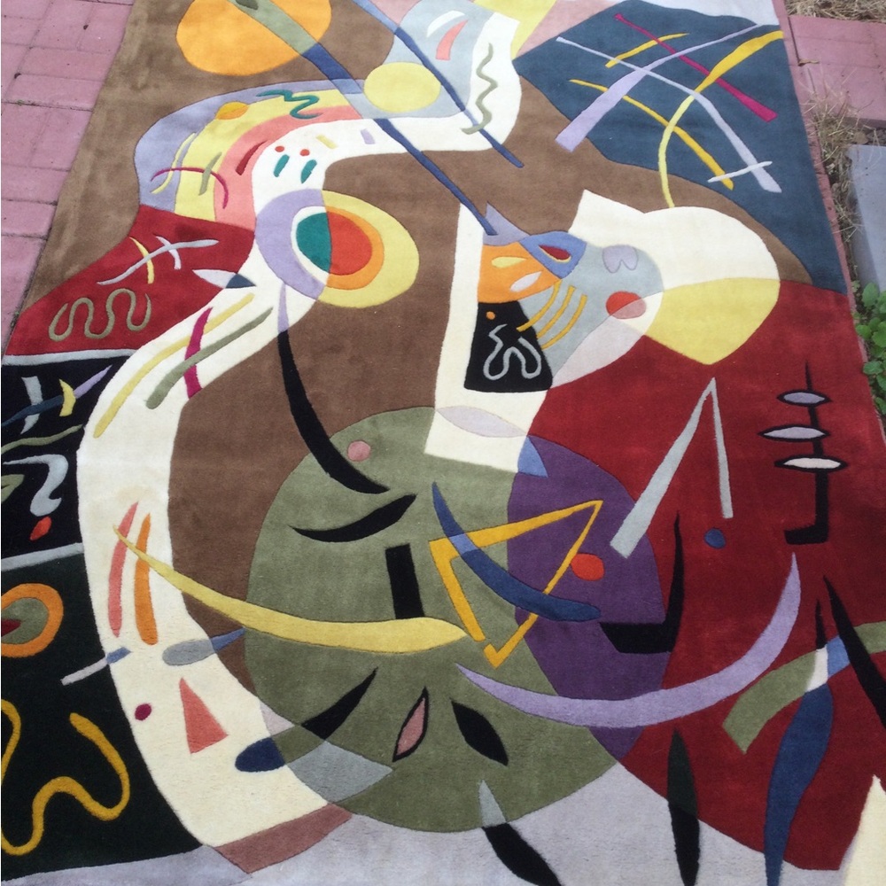Abstract Multicolor Area Rug